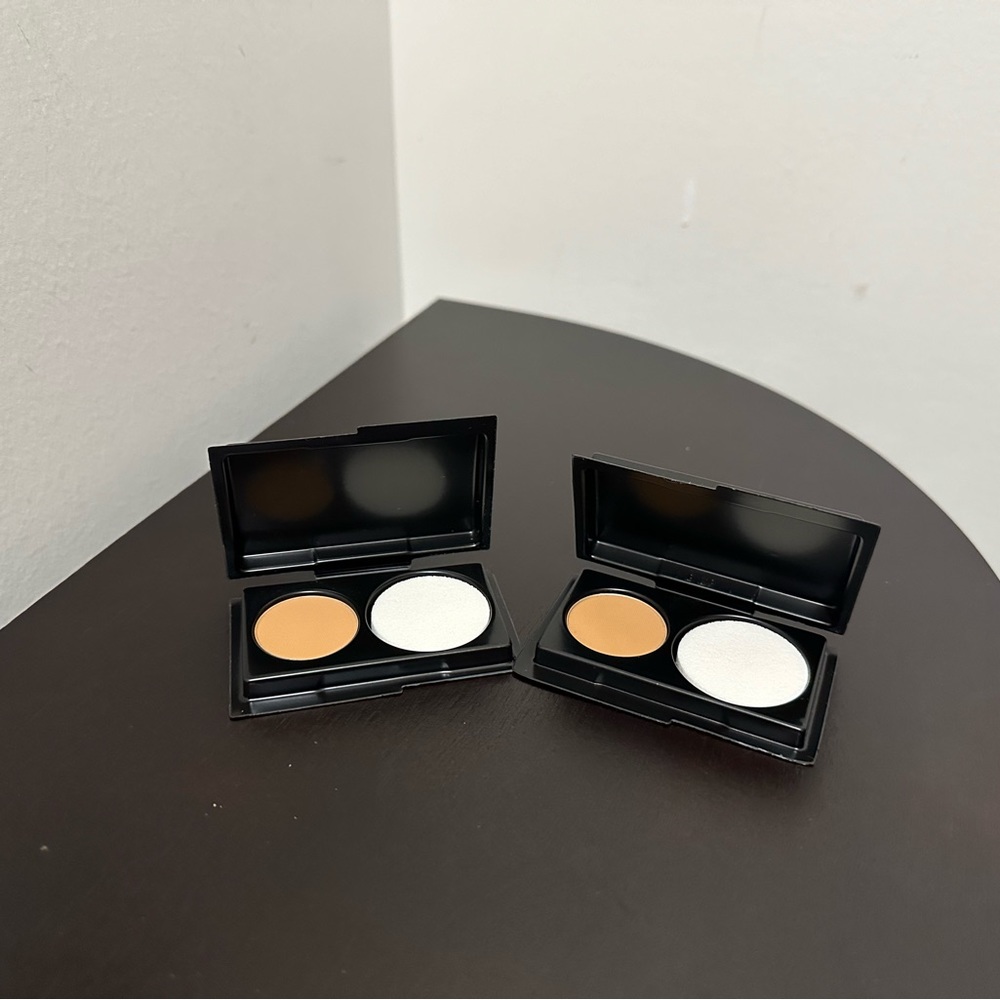 2xMINI MAC STUDIO FIX POWDER FOUNDATION IN SHADE NC50